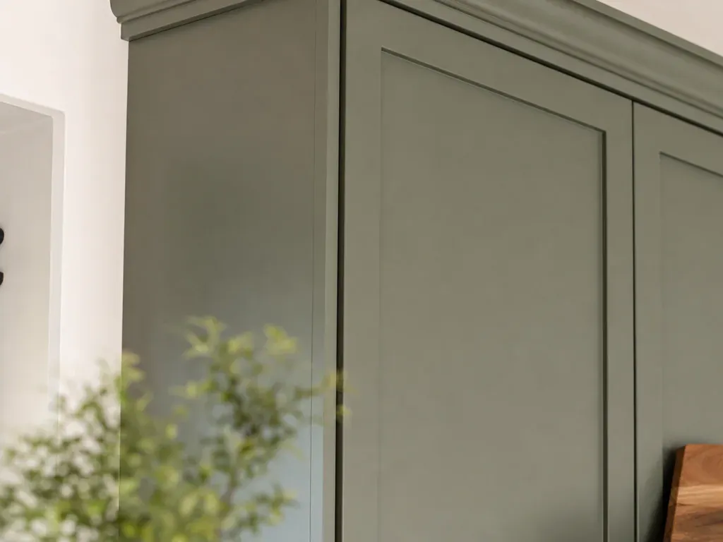 Custom cabinets in Boise Id — a clean unbroken junction where the finished work meets the ceiling line